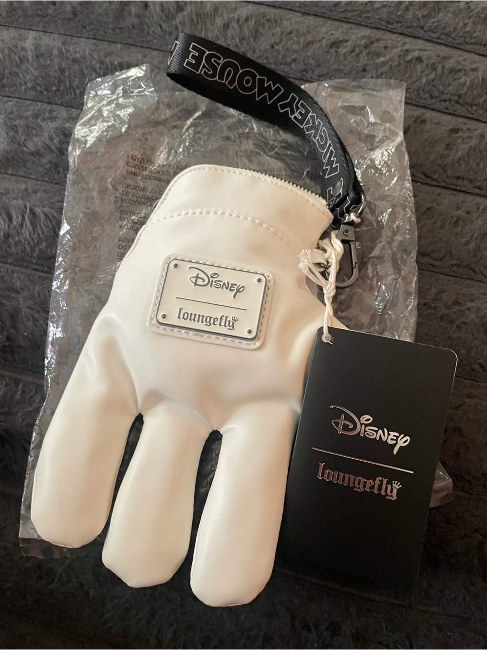 Loungefly Disney Mickey Mouse Hand Figural Glove Cosplay Coin Purse Wristlet NWT